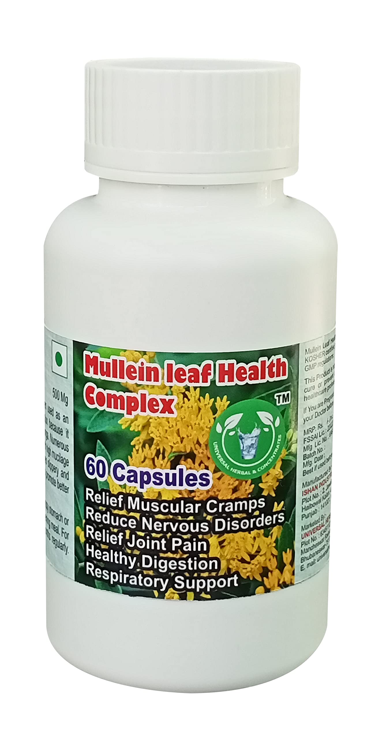 Mullein Leaf Health Complex Capsule (Get One Bottle 50ml Mullein Leaf Health Complex Drops Free) (B0BDZQQTQY) Amazon Price History, Amazon Price Tracker