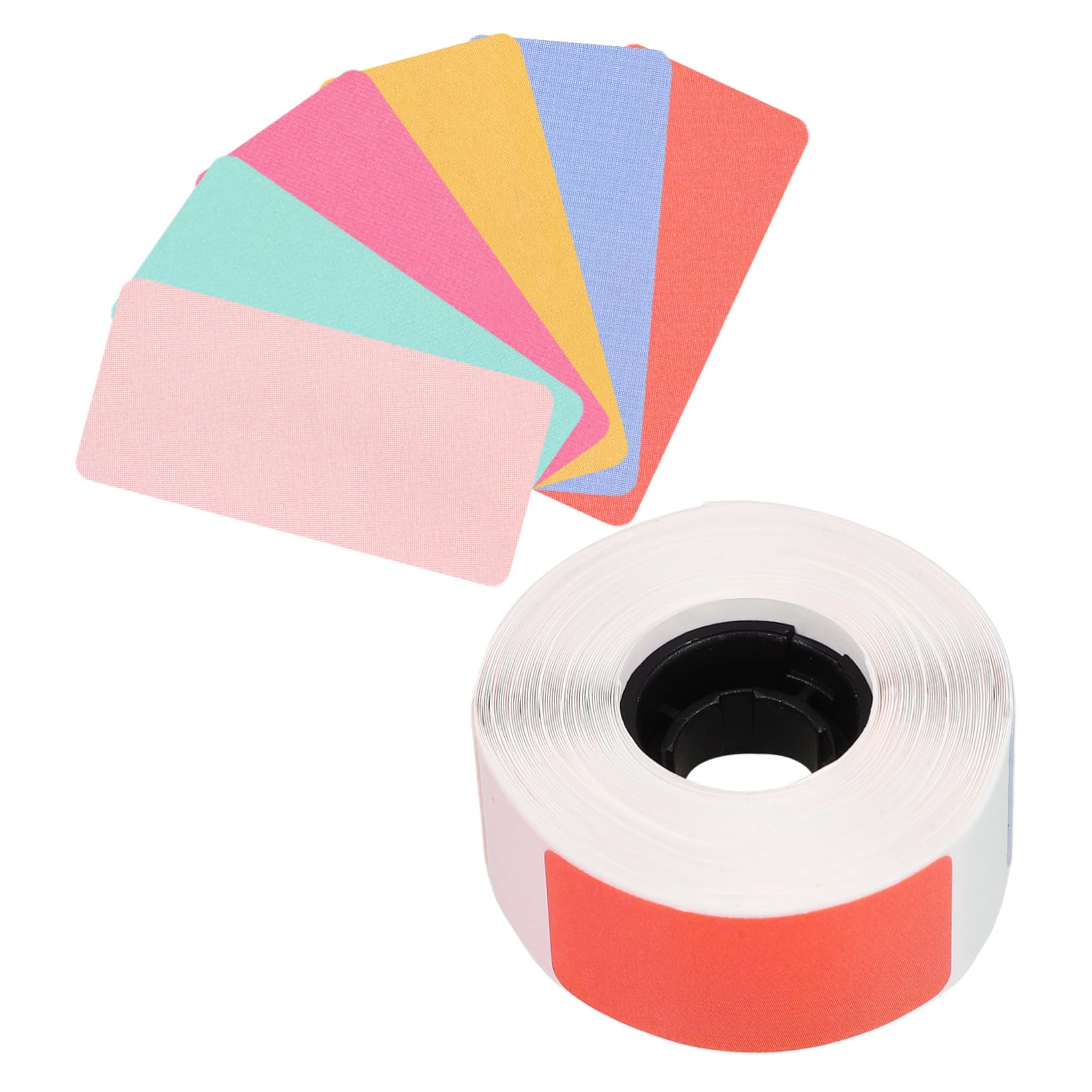 Lurrose 5rollen Roll Blank Selbstklebende Etiketten Thermoetiketten Für Drucker Für Büro Schule Und Haushaltsorganisation Pro Leuchtende Farben