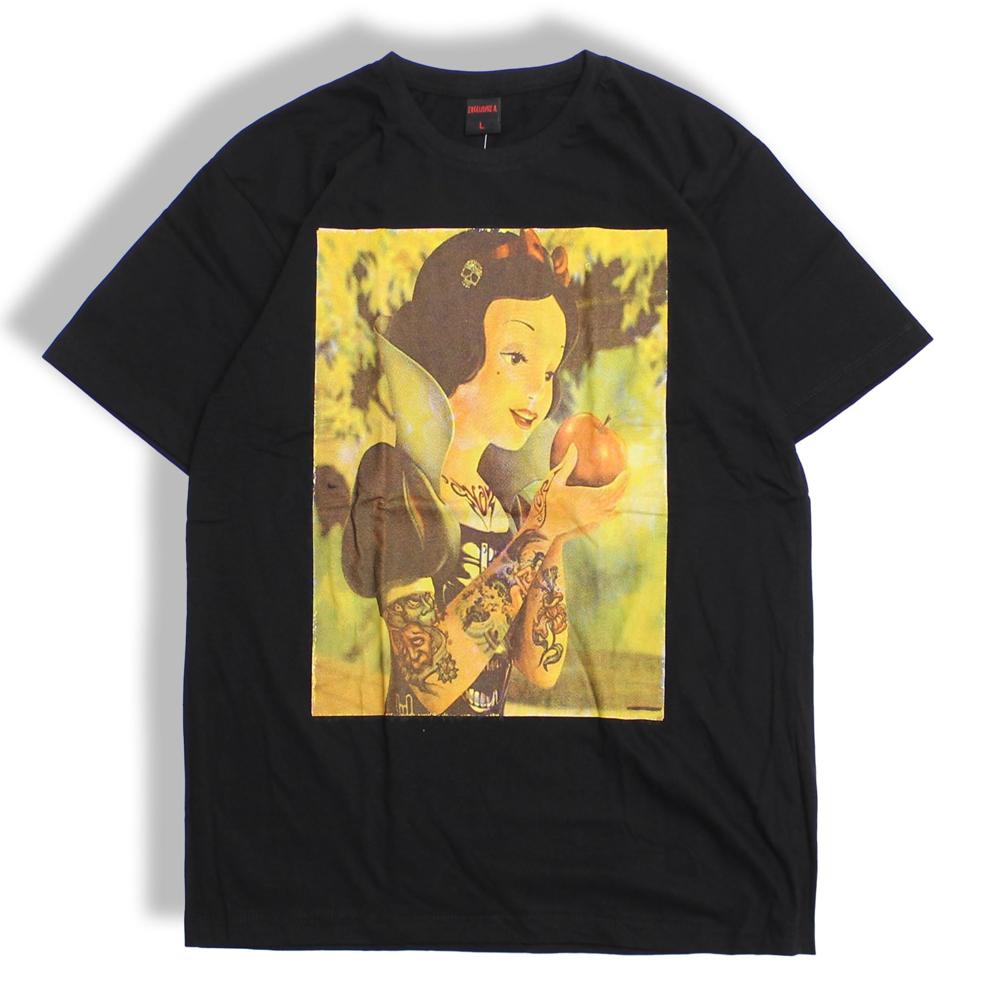 Amazon | パロディ 白雪姫 SnowWhite 半袖 Tシャツ メンズ （ 大きい