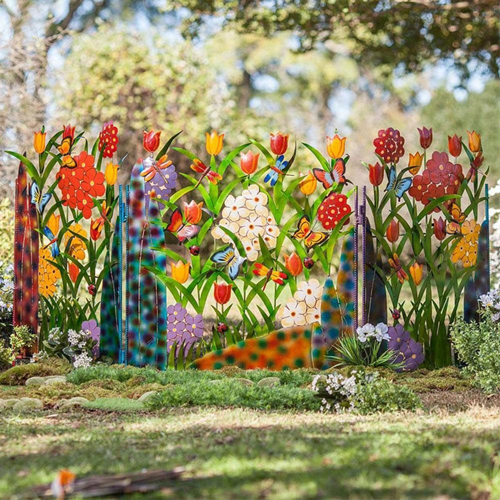 Papillon en métal décoration murale de jardin design contemporain chic