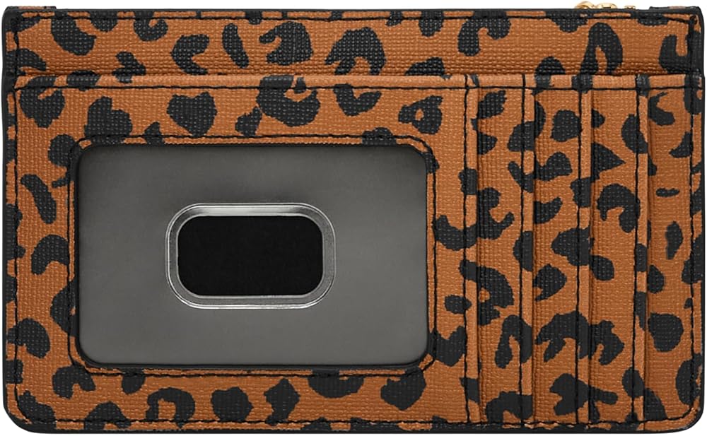 Fossil Men's Derrick Leather RFID-Blocking Bifold Passcase with Removable Card Case Wallet for Men