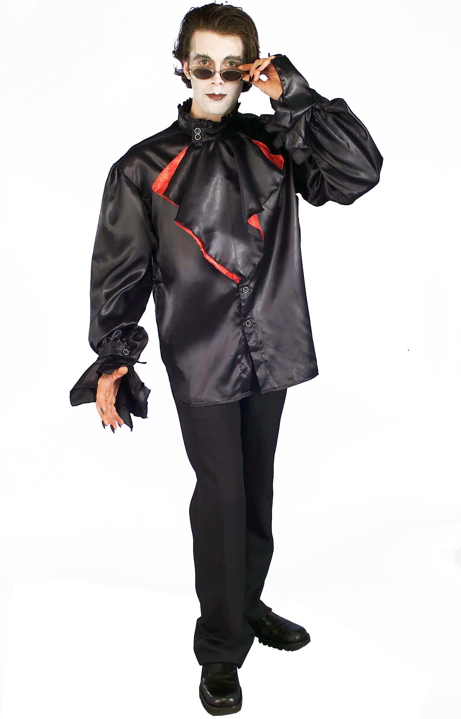Forum Novelties Mens Gothic Vampire Costume Shirt