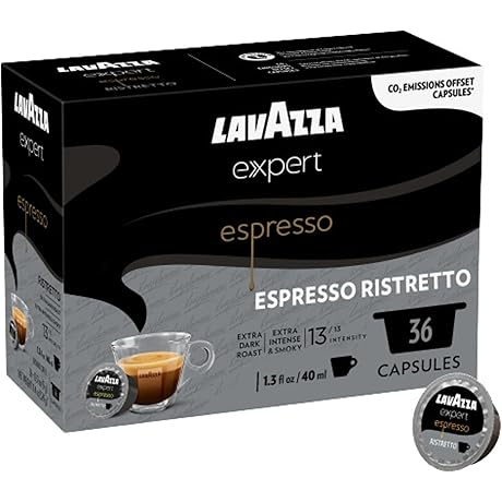 Lavazza Expert Capsules - Ristretto, Intense Dark Roast