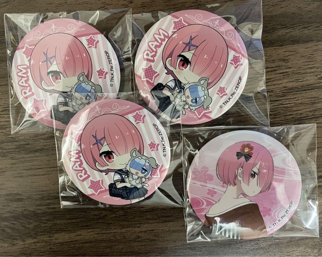リゼロ ラム 万博 缶バッジ 万博 Re:ゼロから始める異世界生活