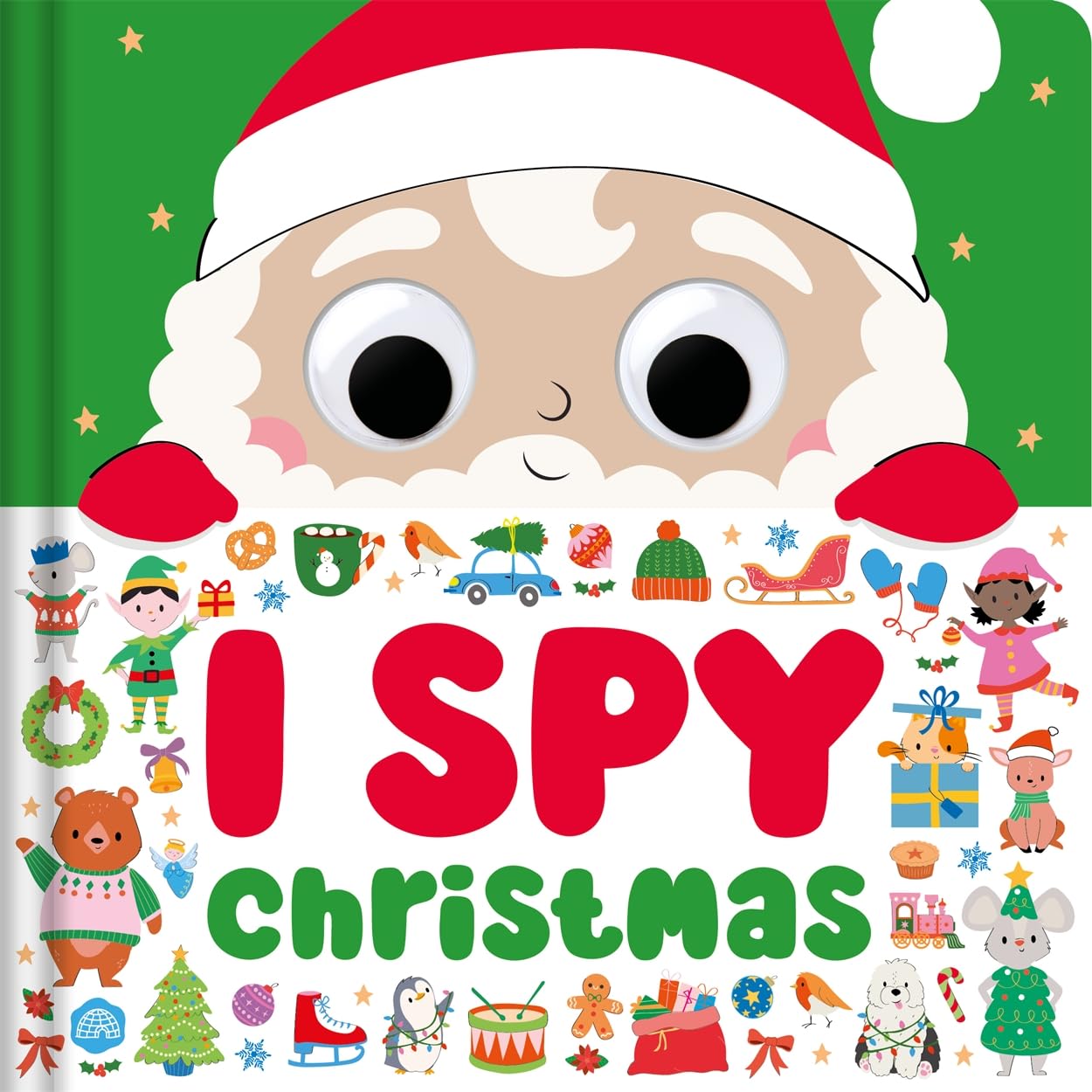 I Spy Christmas: An interactive board book filled with festive search-and-find games