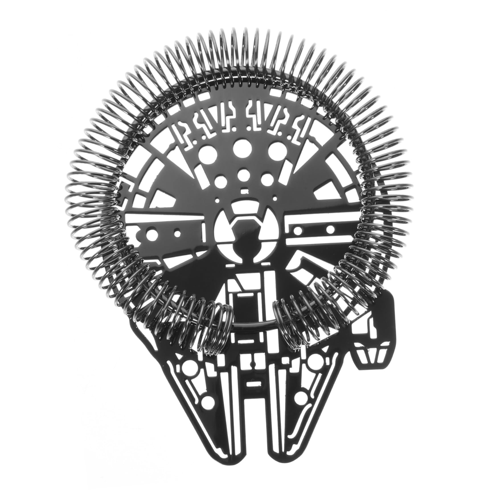 Cabilock Cocktail Strainer Heavy Duty Ice Filter for Shakers and Mixing Glasses Ergonomic Design for Comfortable Use for Bartending and Home Mixology