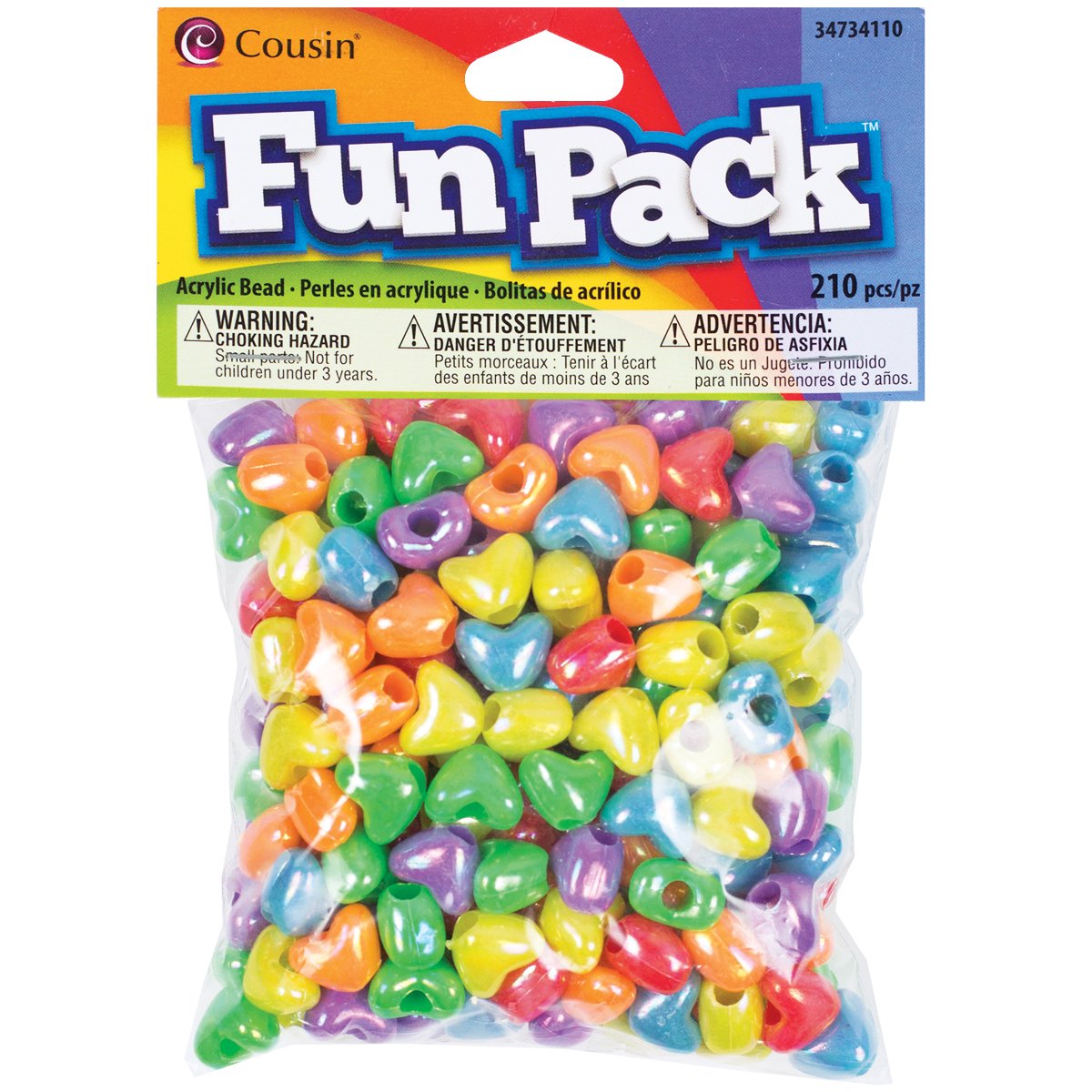 CousinDIY Heart Beads Fun Pack