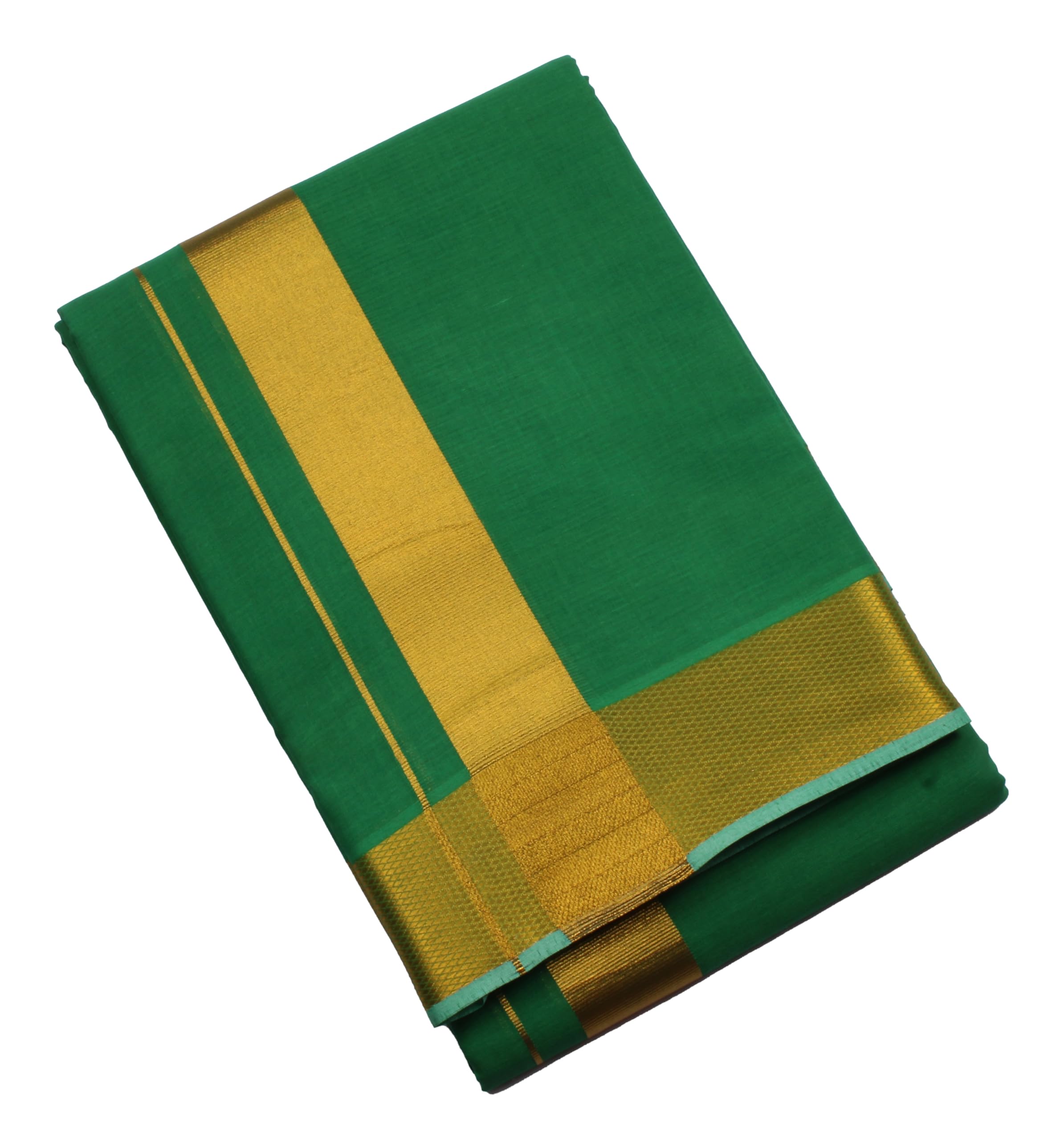 Hornbill Enterprises 100% Cotton Men’s Dhoti/Angavastram/Panjakejam / 4 mtr Dhoti with 2.25 mtr towel Set-1-picture-24