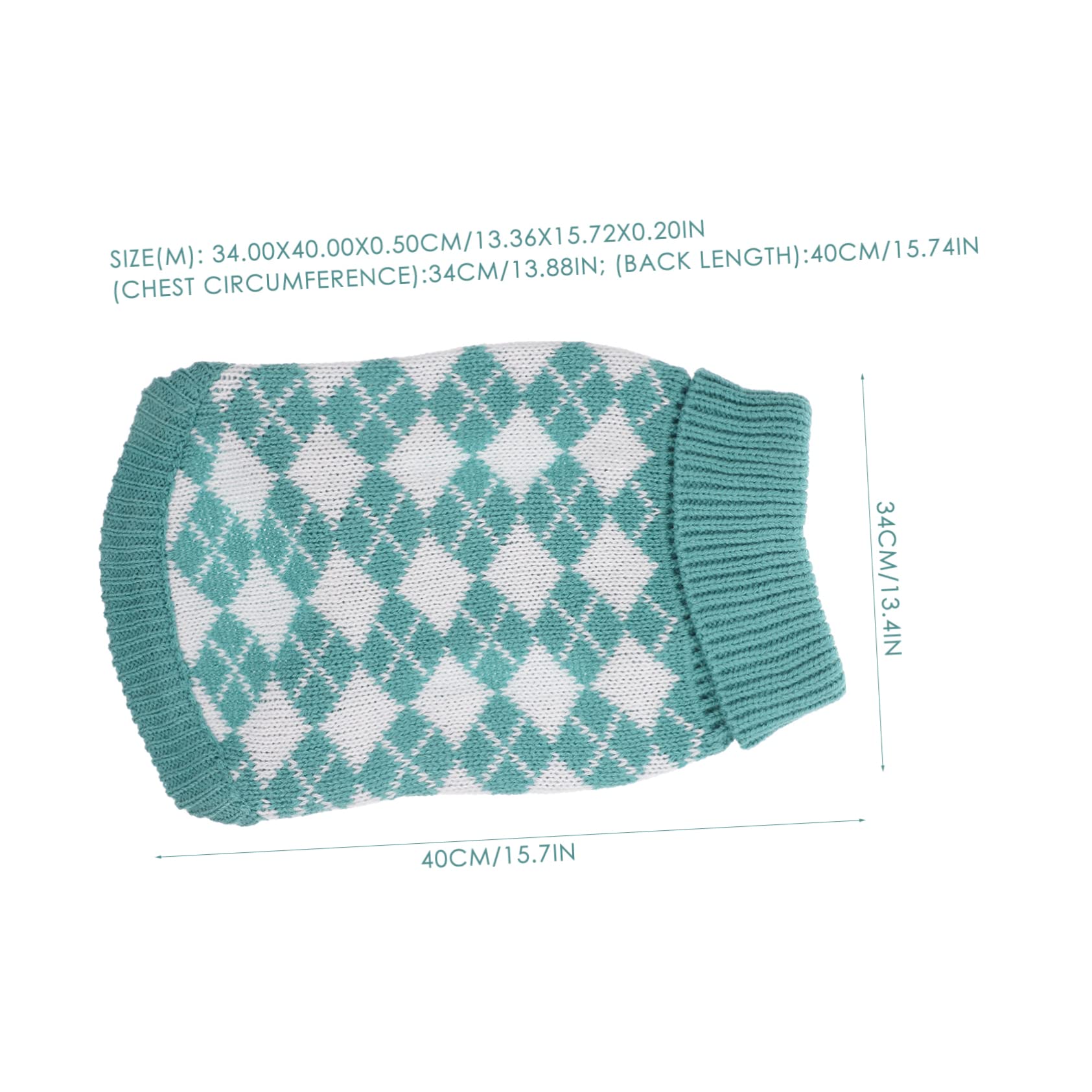 INOOMP 4pièces Pull pour Chien Vêtement Chaud Et Confortable pour Animaux De Compagnie Costume Hiver avec Motif Carreaux pour Chiens De Moyenne Et