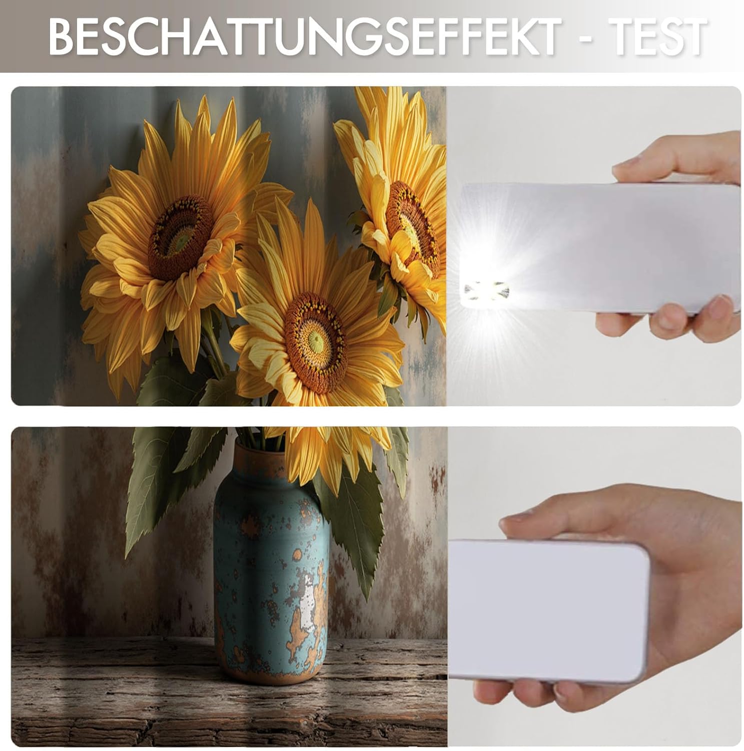 Rust Brown 3D Sunflower Vase Blackout Curtains 2 Panels Set Farmhouse Style Plants Grommet Curtain Thermal Insulated Window Drapes Treatments for Farmhouse Living Room Bedroom 52 X 63 Inch