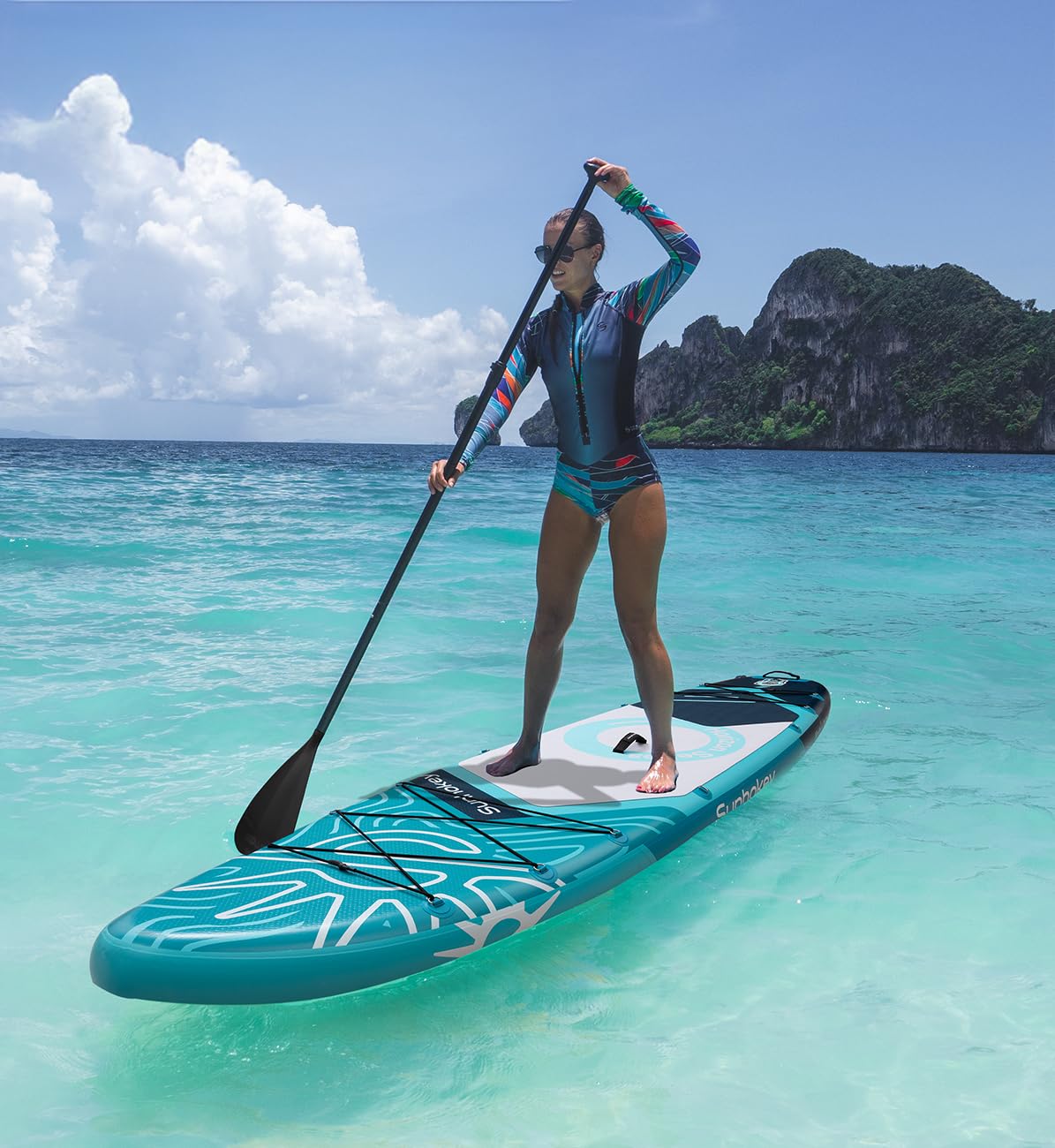 COIL SUP-Board - Aufblasbares SUP Board Set – Stand Up Komplettset - Set - wasserdichte Handytasche - Stabil - Leicht - mit Paddel - mit Pumpe - Zubehör