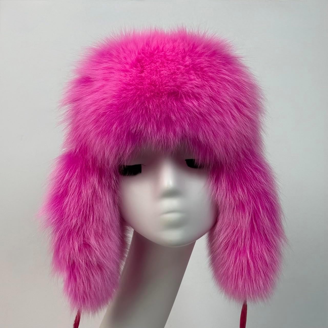 Women Real Fox Fur Hats Russian Aviator Snow Skiing Hat Caps Earflap Winter Ushanka