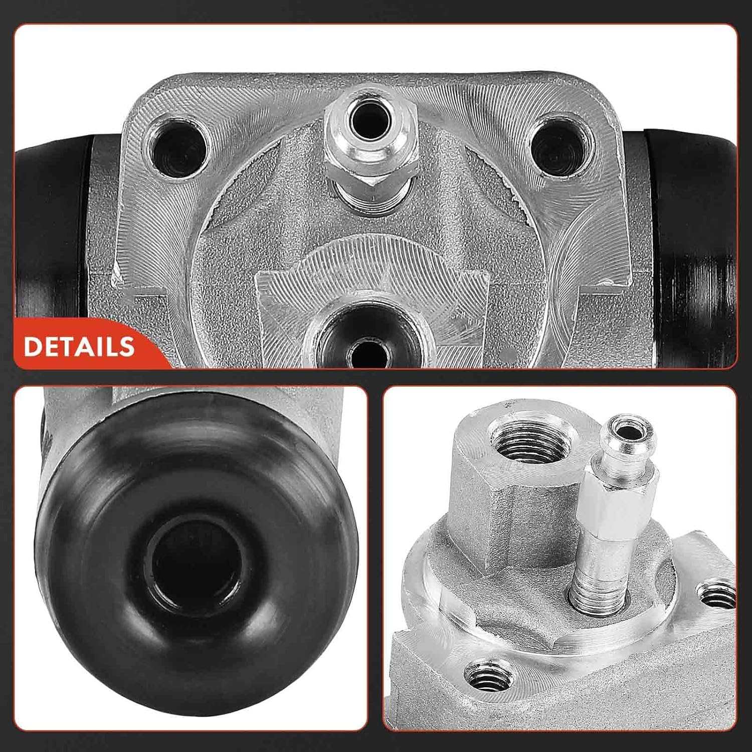 A-Premium Rear Driver and Passenger Drum Brake Wheel Cylinder Compatible with Select Nissan Models - Pathfinder 1987-1988, D21 1986-1989, 2-PC Set - Replace# 4410031G11