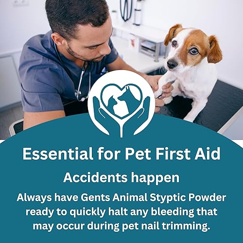 Vista 8 de Polvo estíptico de 5 onzas para perros, gatos y pájaros detiene el sangrado, coagulación rápida de la sangre para cortar uñas, cortes menores