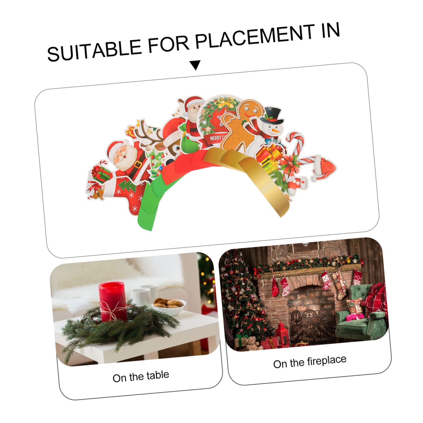 BESTonZON 27piezas Decoraciones De Panal De Navidad Adornos Festivos Para Mesa y Fiestas Centro De Mesa De Panal Para Celebraciones Navideñas