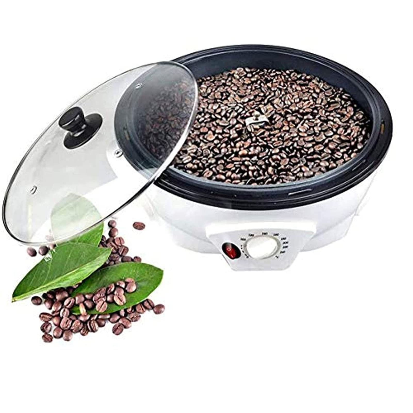 BLUNOA 1200W Coffee Beans Roasting Machine Home Coffee Roaster Machine With 100-240 ℃ Temperature Adjustment For Homecafe Roasting Rich Flavour
