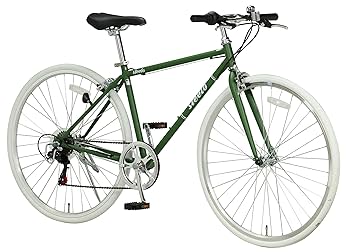 新品　クロスバイク 700C 27インチ シマノ 7段変速機自転車ホワイト 楽天市場】街乗り自転車クロスバイク 700C 約27インチホワイト