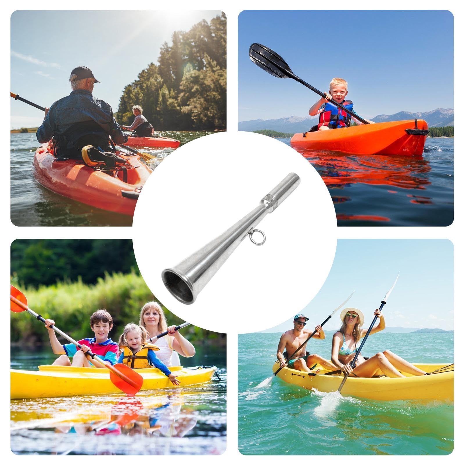 Handheld Marine Horn | Loud Sound Signal | Boating Safety Accessory, Horn, wielofunkcyjny róg powietrza, Easy-To-Use Foghorn, Survival Gear Horn, Compact Marine Signal