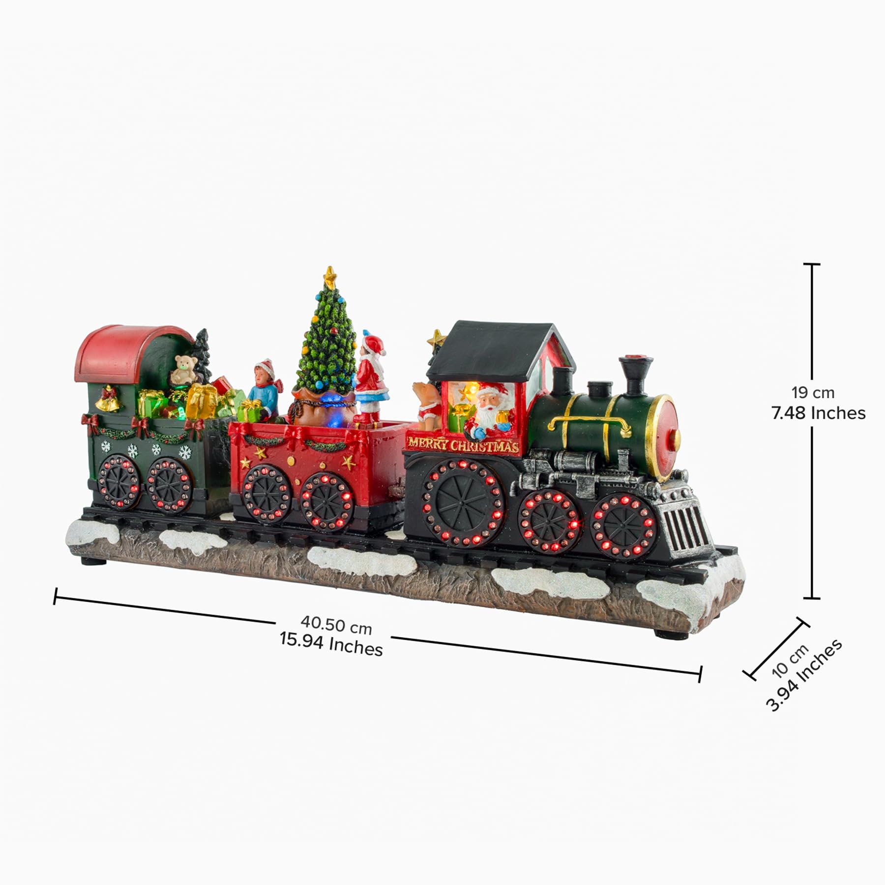 ANIMATED TRAIN VILLAGE クリスマス LED  コストコ 14.5 Inch (37 cm) Animated LED Winter Village Scene with