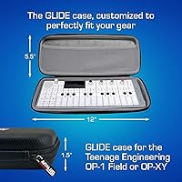 Vista 5 de ANALOG CASES Teenage Engineering OP-1 Field/OP-XY/OP-1 Case - Funda GLIDE Compacta de Ajuste Personalizado para Viajes