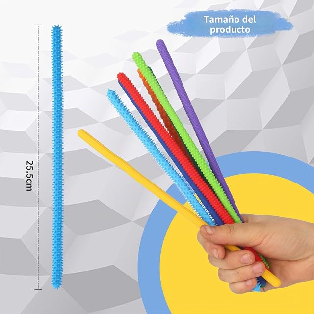 Foto 2 de 7 de JIYANA 8 Piezas Fidget Toys De Silicona, Juguetes Sensoriales Autismo para Niños Y Adultos