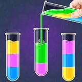 Water Sort Color Puzzle Sorting Juice Pouring Bottle Brain Trainer Mind Relaxing Satisfying Games