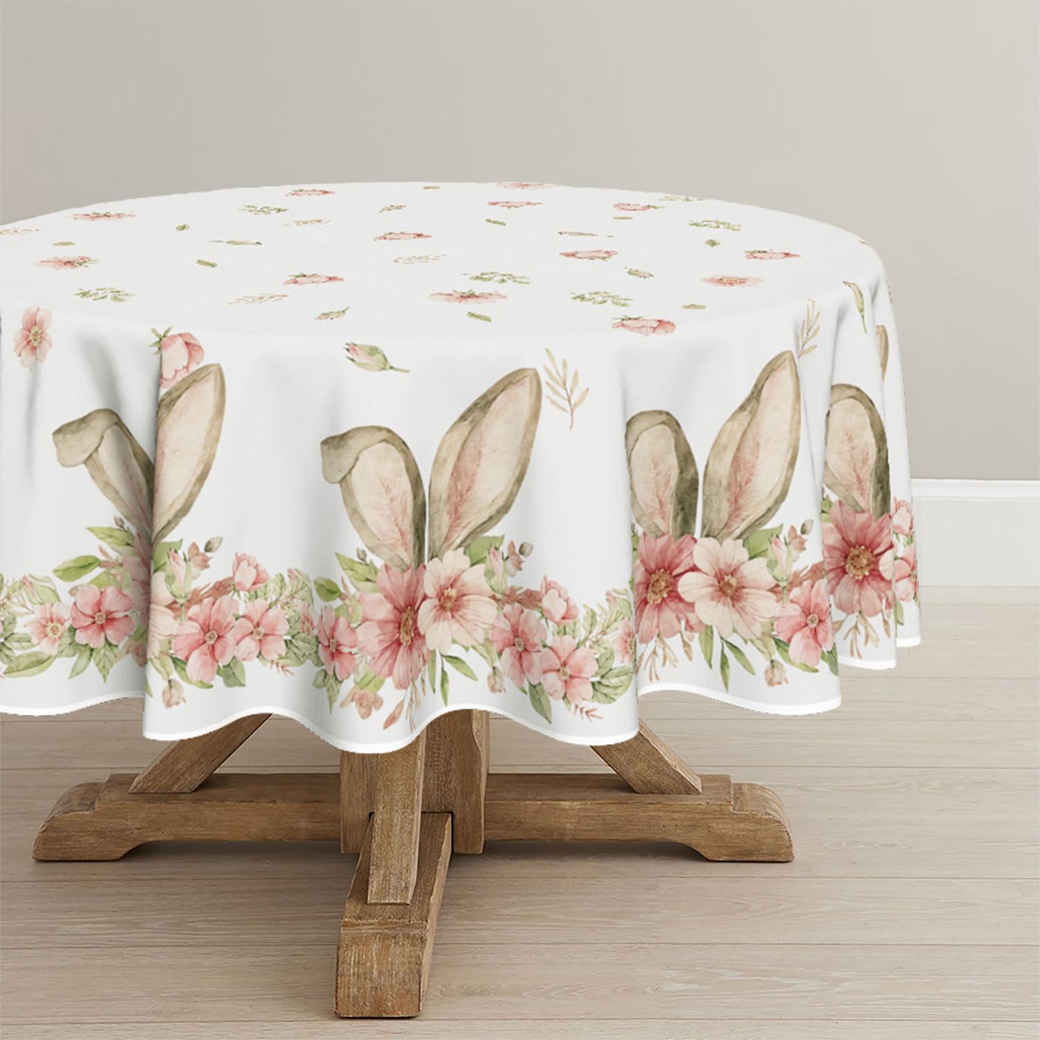 Tovaglia Pasquale Con Orecchie Di Coniglio - Decorazione Tavola Primavera, Antimacchia E Festosa - Foto 7