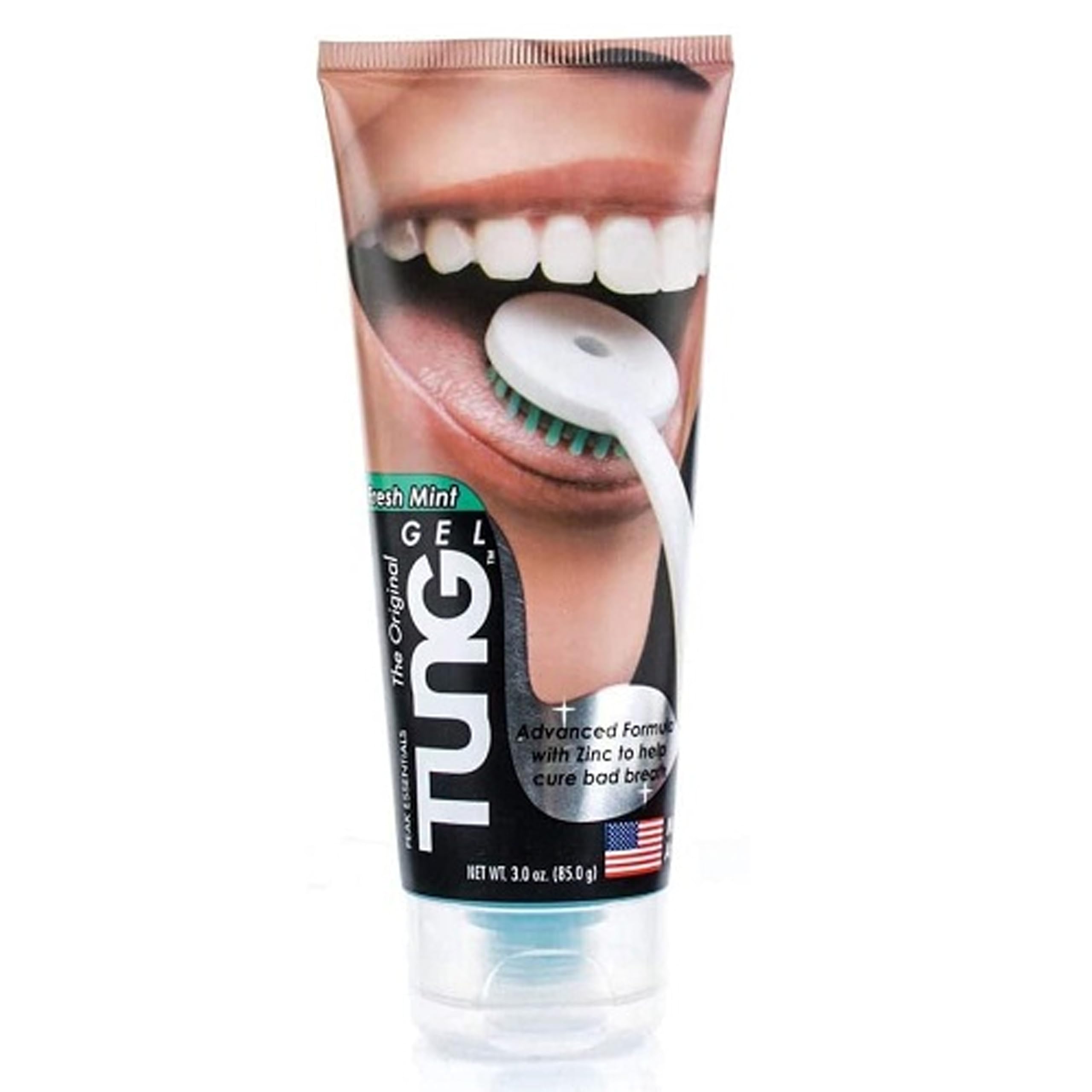 The Original TUNG Gel - Tongue Cleaner - Fresh Mint (Pack of 6) by Tung