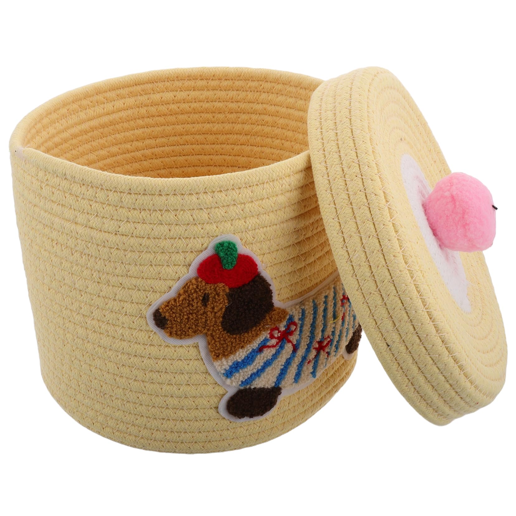 Panier rangement voiture chien coton tissé organiseur accessoires