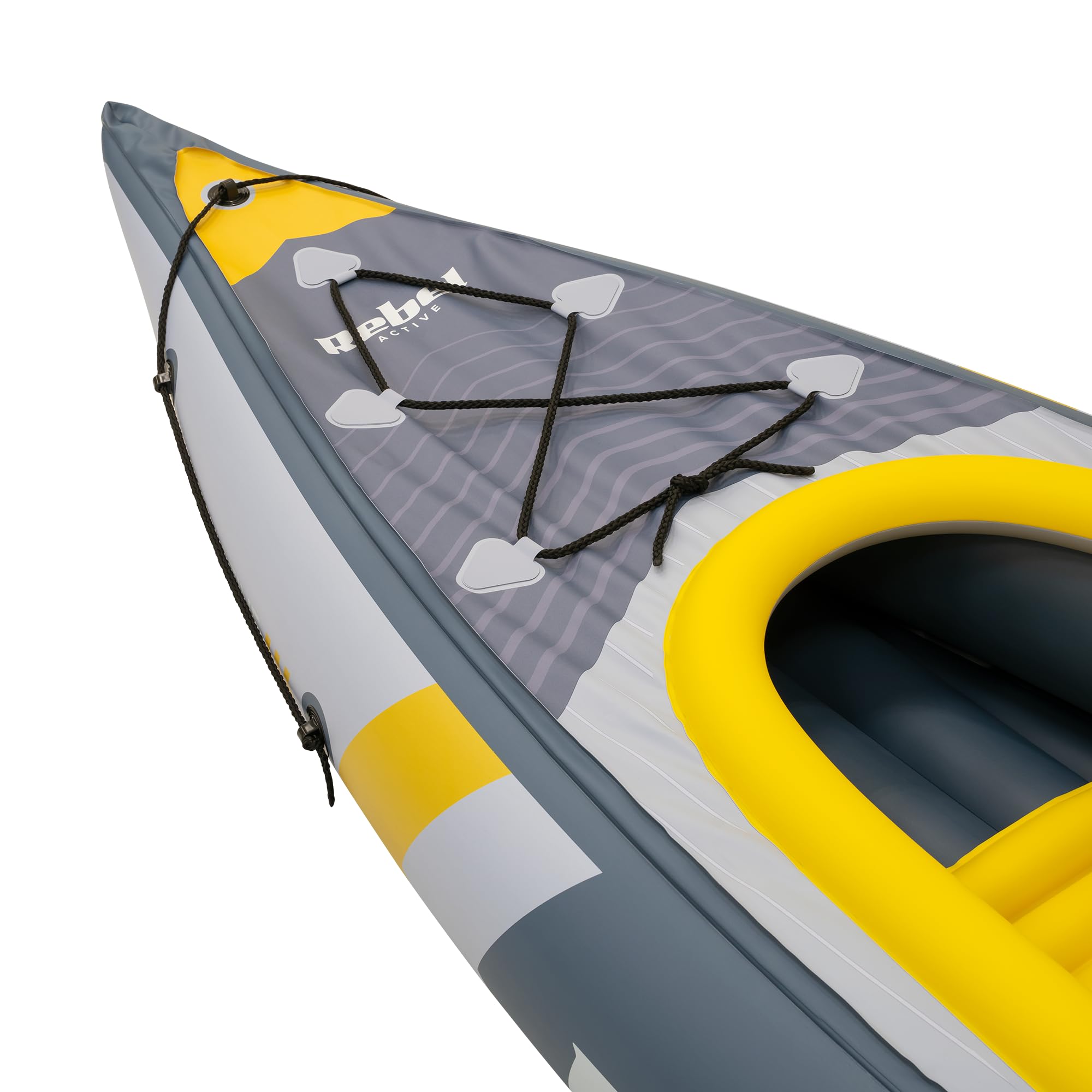 Rebel Electro Kayak Inflable 282x90 Paddle Bomba Asiento RBA-4515