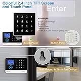 WiFi GSM Tuya Wireless Smart Home Office Security Alarm Burglar System, APP Control, Compatible with Amazon Alexa and Google Home, Support RFID Access, Anti-Theft Auto Dialer, Easy Install…