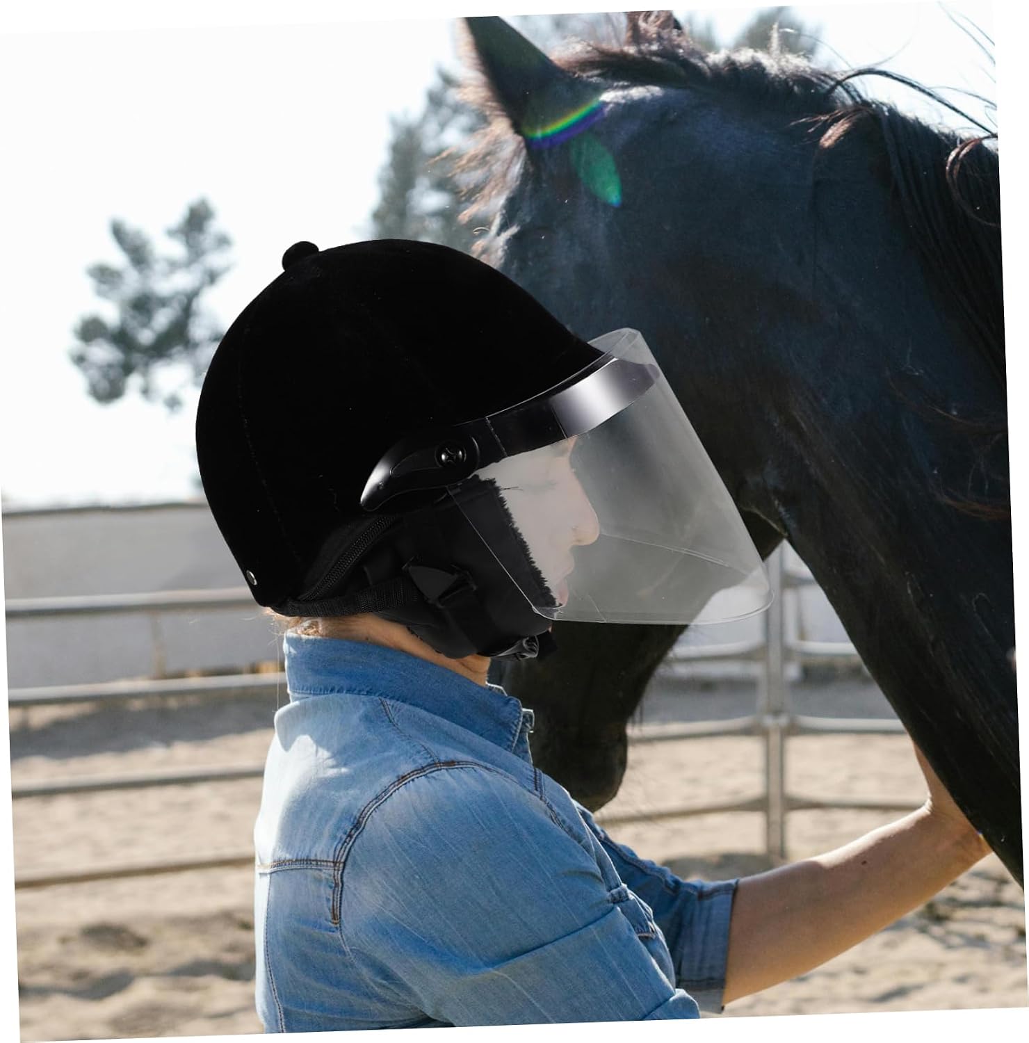 Abaodam Riding Helmet for Men Women Versatile for Horseback Riding Cycling Comfortable Fit Soft Unisex Design Safety for All