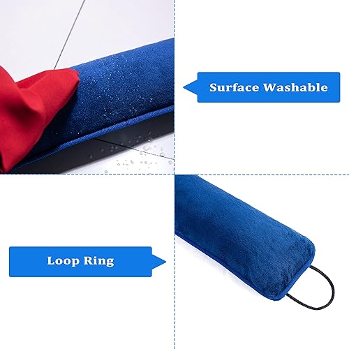 Miniatura 7 de My OLi Tope de Corrientes de Aire Decorativo para Debajo de la Puerta Tope de Viento de 36 pulgadas para Puerta y Ventana Bloqueador de Ruido