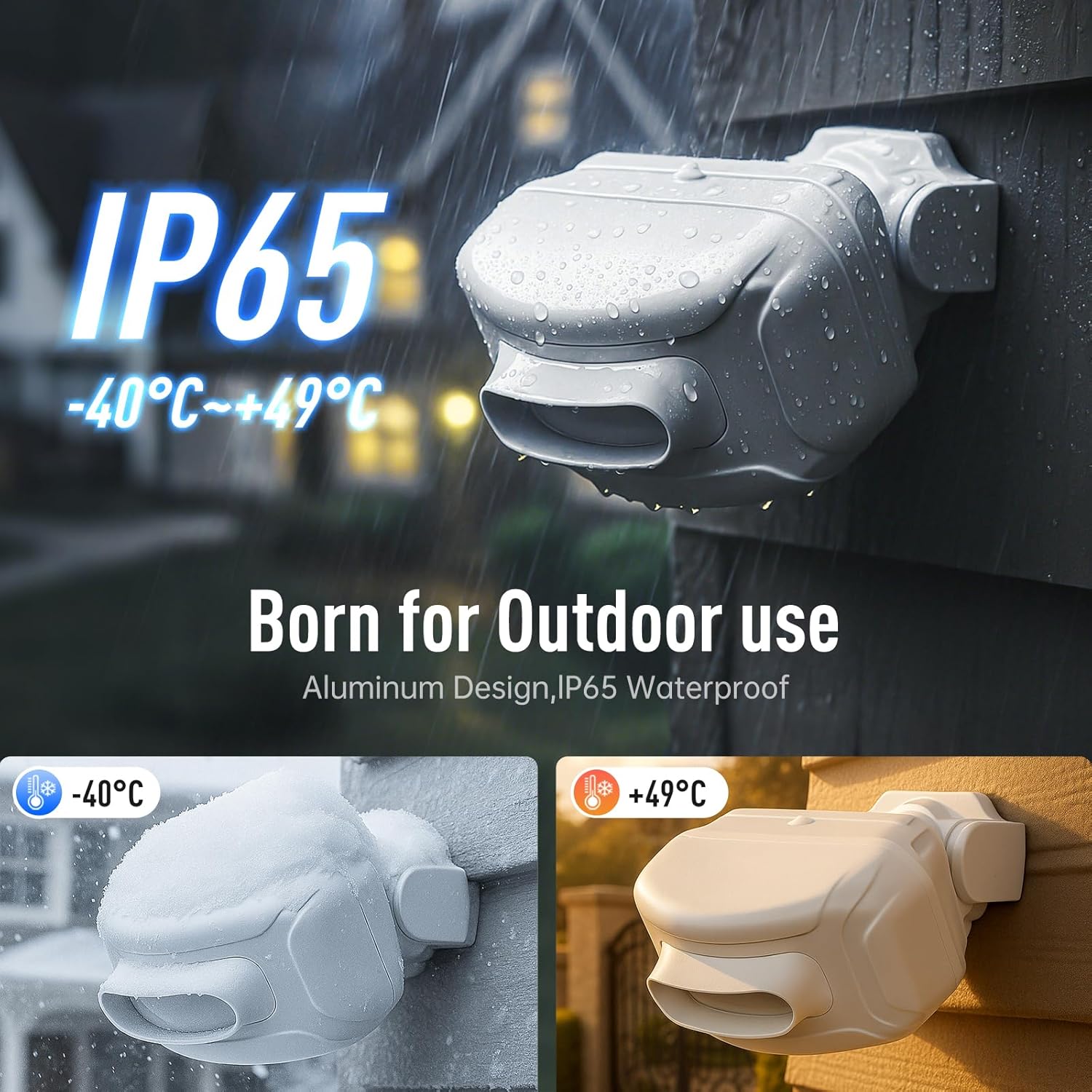 Driveway Alarm – 1200 ft Range Wireless Outdoor Motion Sensor, Dual-Tech PIR + Microwave, 17 Chimes, IP64 Weather-Resistant, Mute & Vibration (1 Receiver+ 1 Sensor)