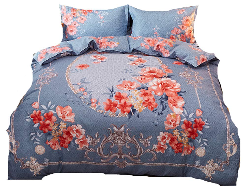 Bettwäsche 4 pièces coton durable parure de lit haut de gamme