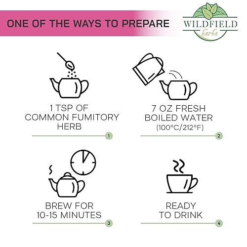 Miniatura 6 de 1.8 oz Té de hierbas fumitorio común seco (Fumaria officinalis L.) Té de hierbas fumitorio común palomilla hierbas (fumaria) - 1.76 oz