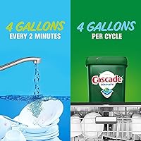 Vista 6 de Cascade Complete Dishwasher Pods, Dishwasher Detergent, Lemon Scent ActionPacs, Cleaning Supplies, 78 Count