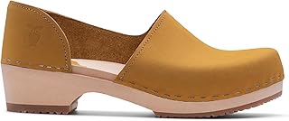 Handmade Swedish Wood Closed-Back Clogs for Women | Brett Low