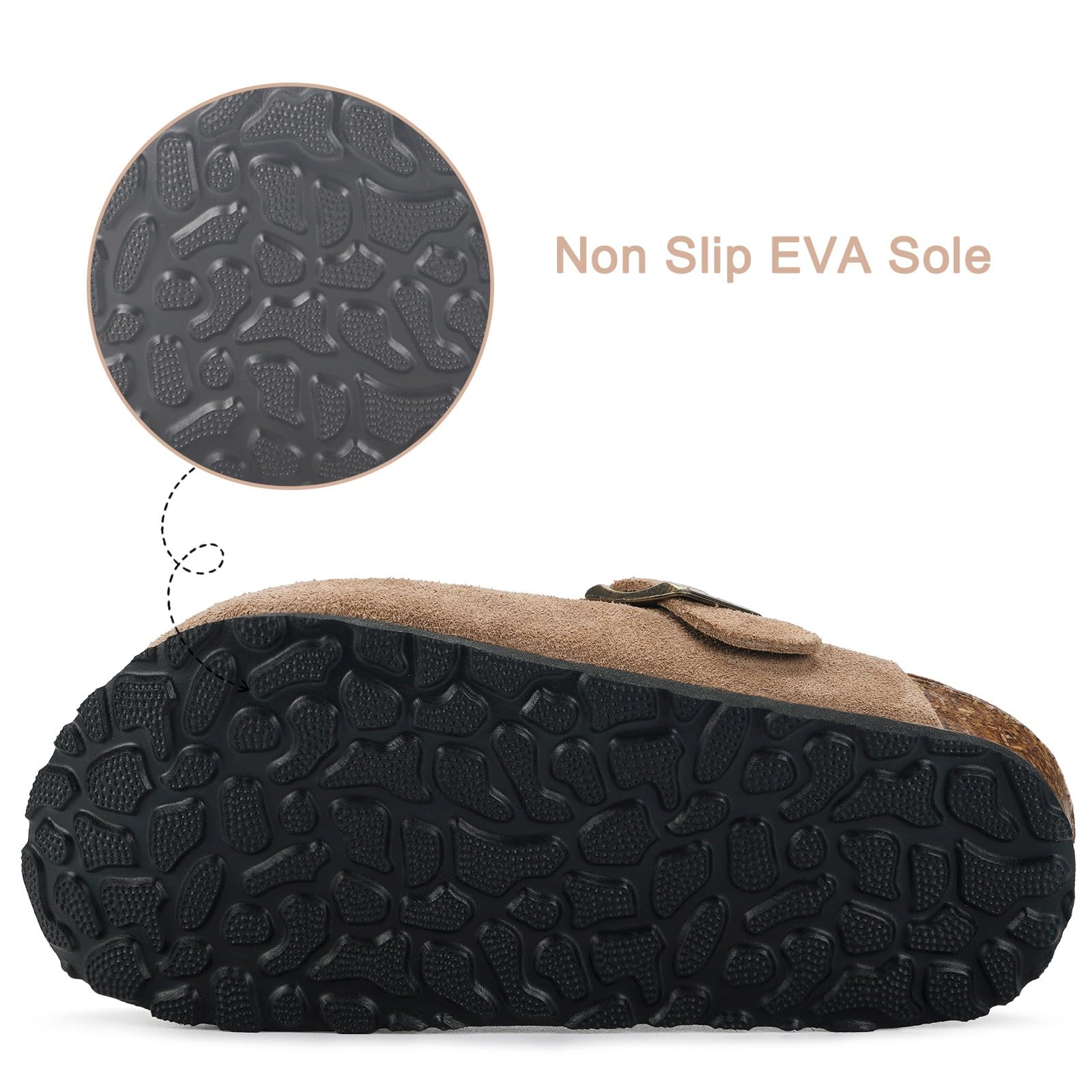 Zuecos Niña Pantuflas Unisex Niños Mulas Ajustables Sandalias Jardín Zapatillas de Estar
