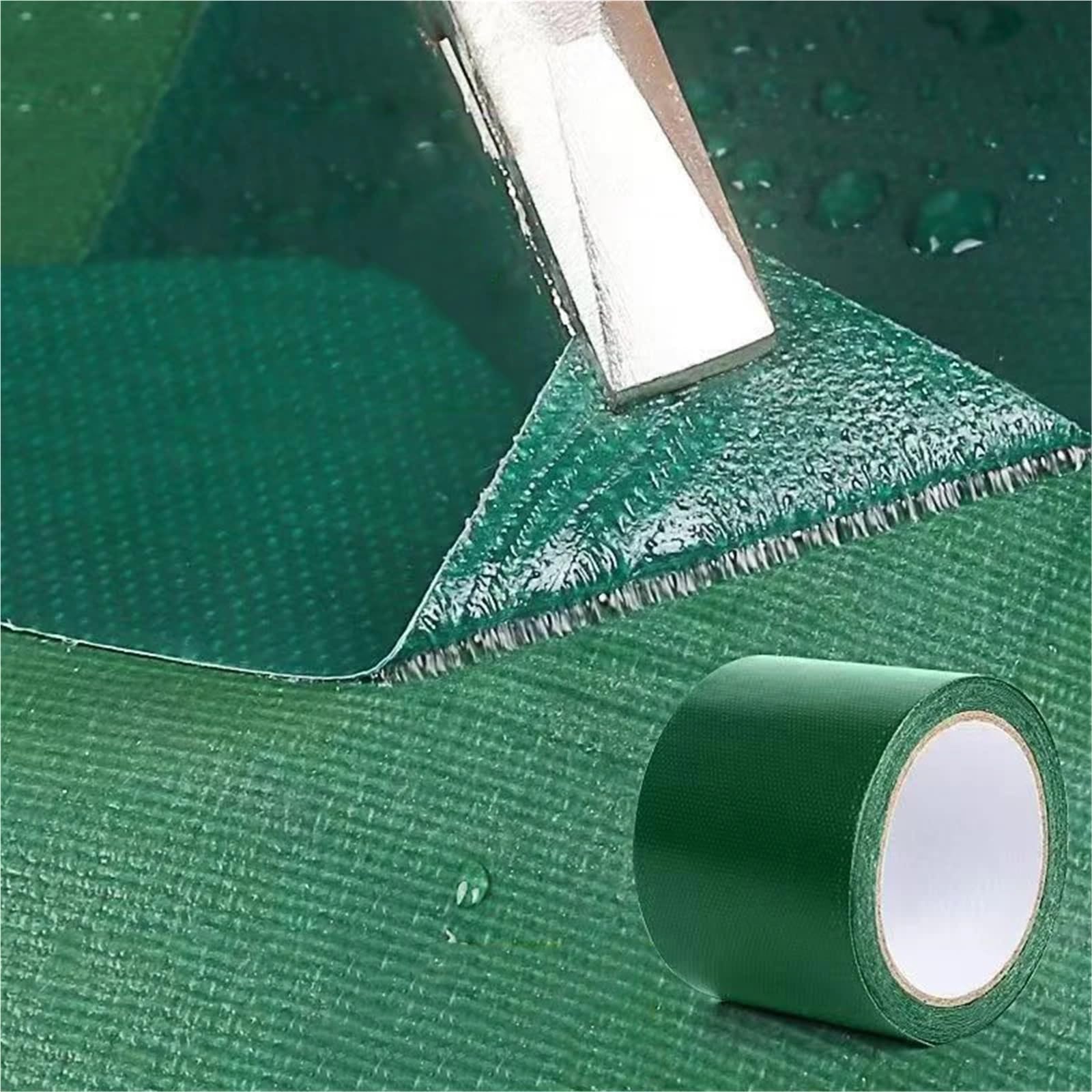 Reparaturband Wasserdichtes Reparaturband for Campingzelte, selbstklebende Fiberglas-Plane, Reparatur von gummierten Bändern, spezielles Werkzeug zur Leckreparatur im Freien für Outdoor Risse Lecke(Bl