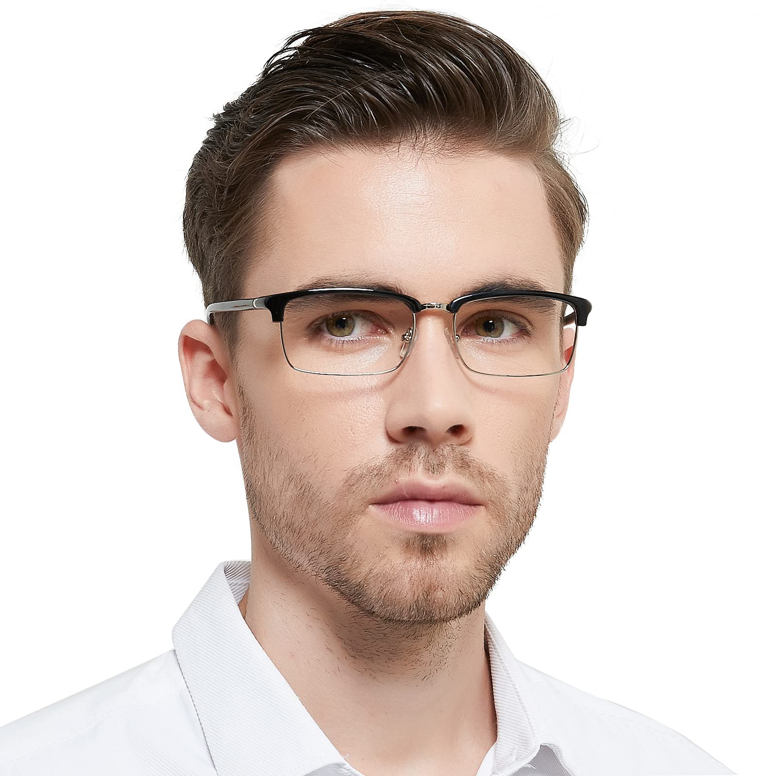OCCI CHIARI Large Reading Glasses Men Stylish Readers Clear Lens 1.0 1.25 1.5 1.75 2.0 2.25 2.5 2.75 3.0 3.5 4.0 5.0 6.0