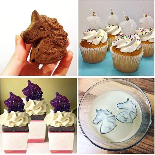 Miniatura 7 de Palksky Moldes de silicona para jabón de 6 cavidades/molde de bomba de baño, moldes de jabón de Navidad para hacer jabón, pudín, pan, brownie, pan