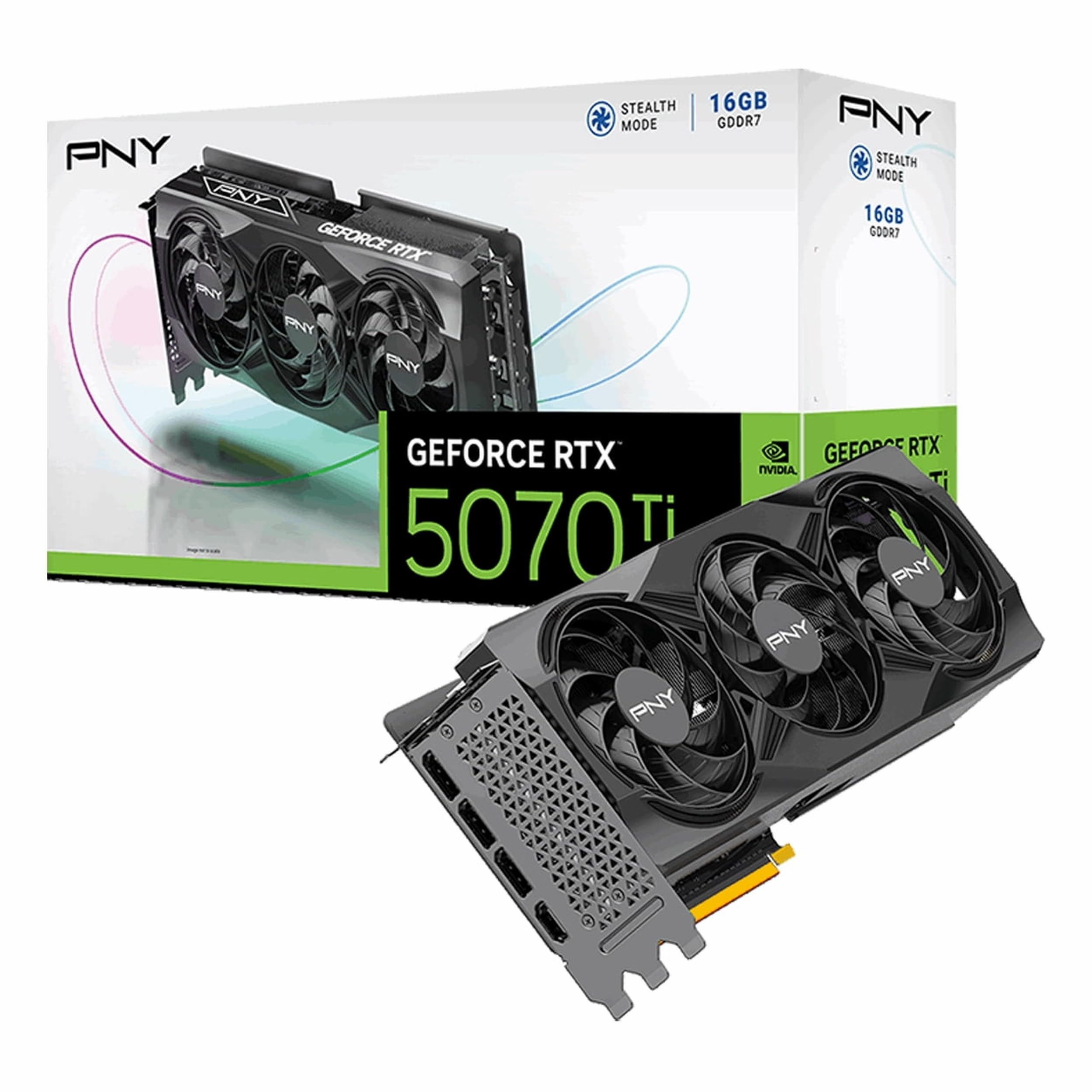 新品未開封 PNY GeForce RTX 5070 Ti 16GB 3年保証 PNY GeForce RTX 5070 Ti 16GB GDDR7 256-Bit, DLSS 4, Ray Tracing