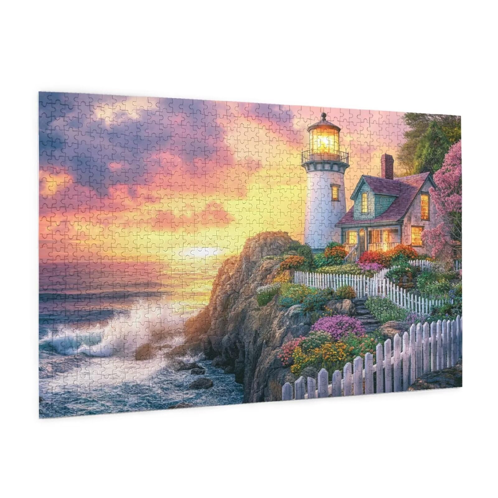 Puzzle Meer Puzzle 6000 Teile Landschaft Puzzles Erwachsene mit Geschenkbox, DIY Groß Holzpuzzle für Erwachsene, Geschicklichkeitsspiel für Die Ganze Familie Geschenke für Frauen 105 x 180 cm -407y