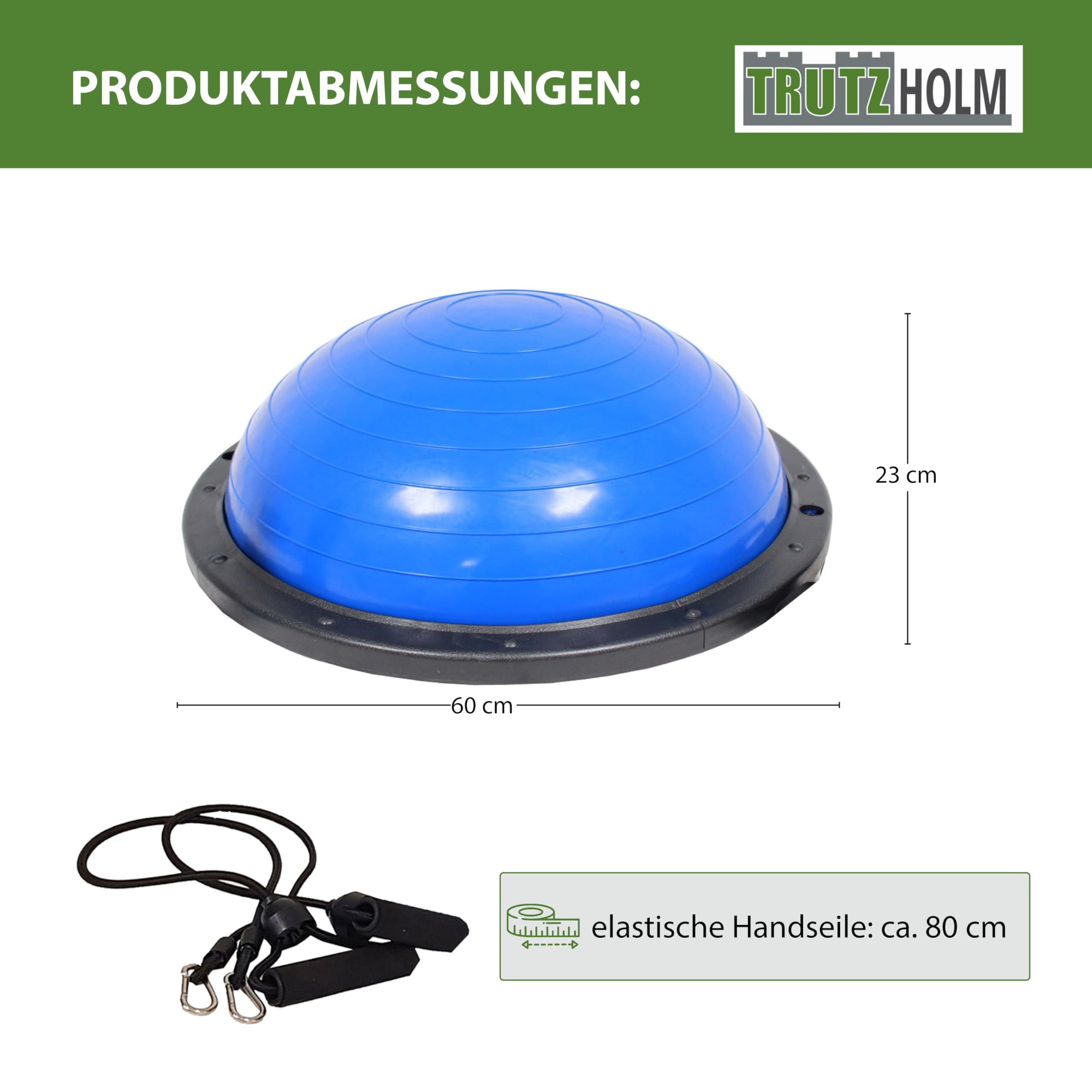 Balancetrainer Yoga Gymnastik Balance Half Ball Trainingsball Farbe nach Auswahl