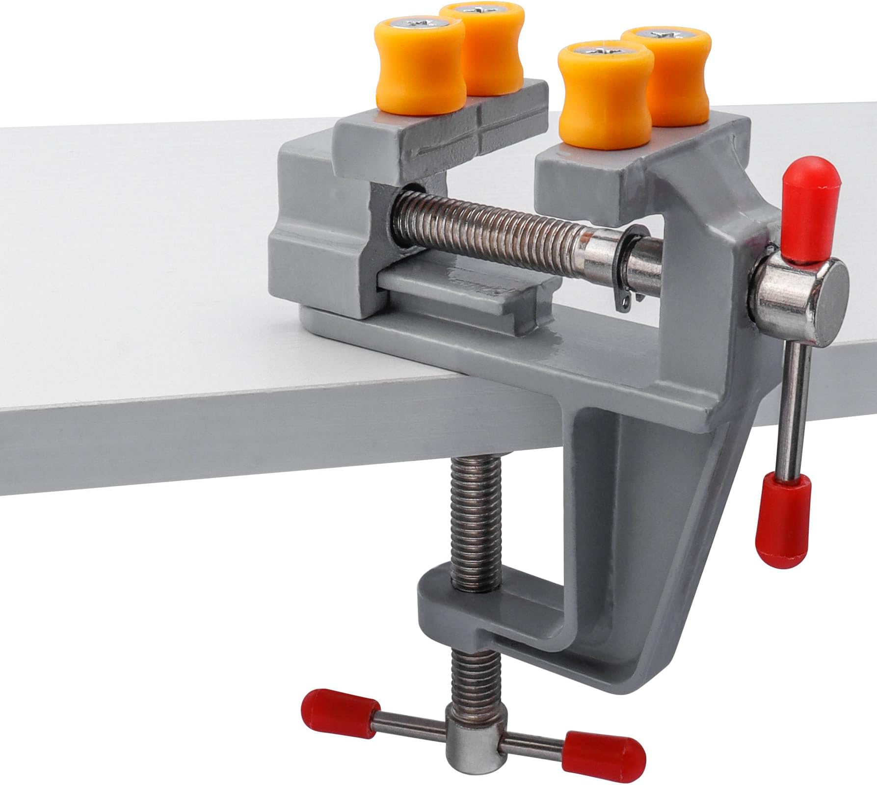 Yakamoz Mini Bench Vise Portable Workbench Vise Small Drill Press Clamping Vise Table Clamps for Woodworking Hobby Jewlery Crafts Repairing