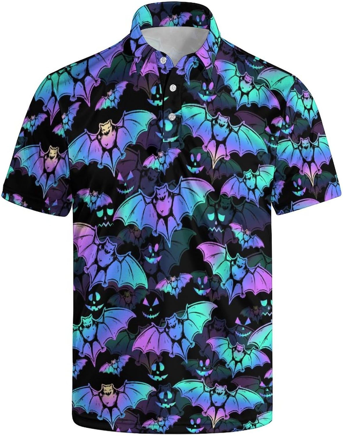 Golf Shirt Mens Polo Shirts Short Sleeve Funny Golf Shirt for Men Hawaiian Golf Polo Shirts