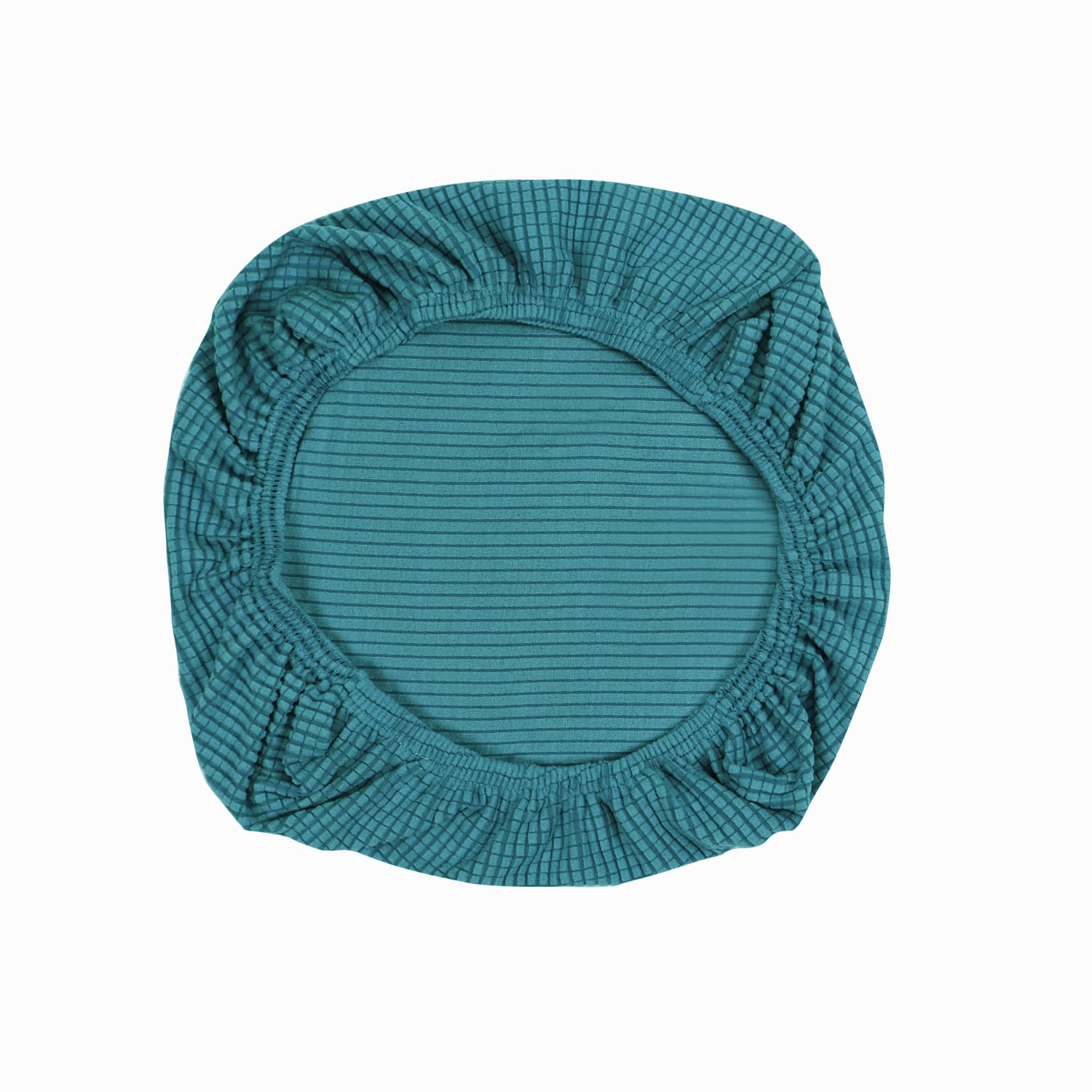 Yikko Fundas de asiento elásticas de spandex para sillas, lavables, para sillas de oficina, sillas de comedor, bar, decoración de bodas (azul)