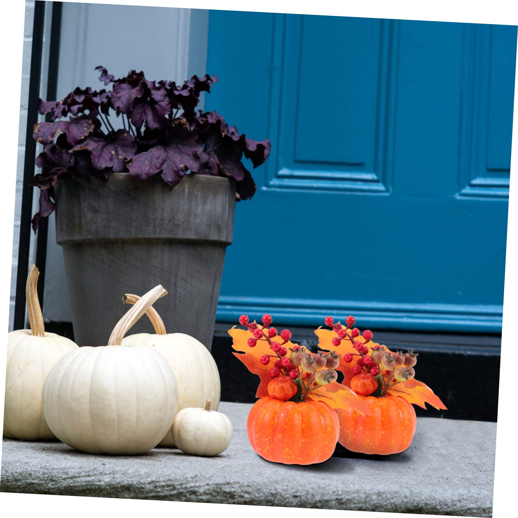 Alipis 5 Pezzi Di Zucca Artificiale Festa Del Ringraziamento Decorazione Artigianale Schiuma Di Zucca Finta Per La Decorazione Domestica Decorazioni Per La Casa Finta
