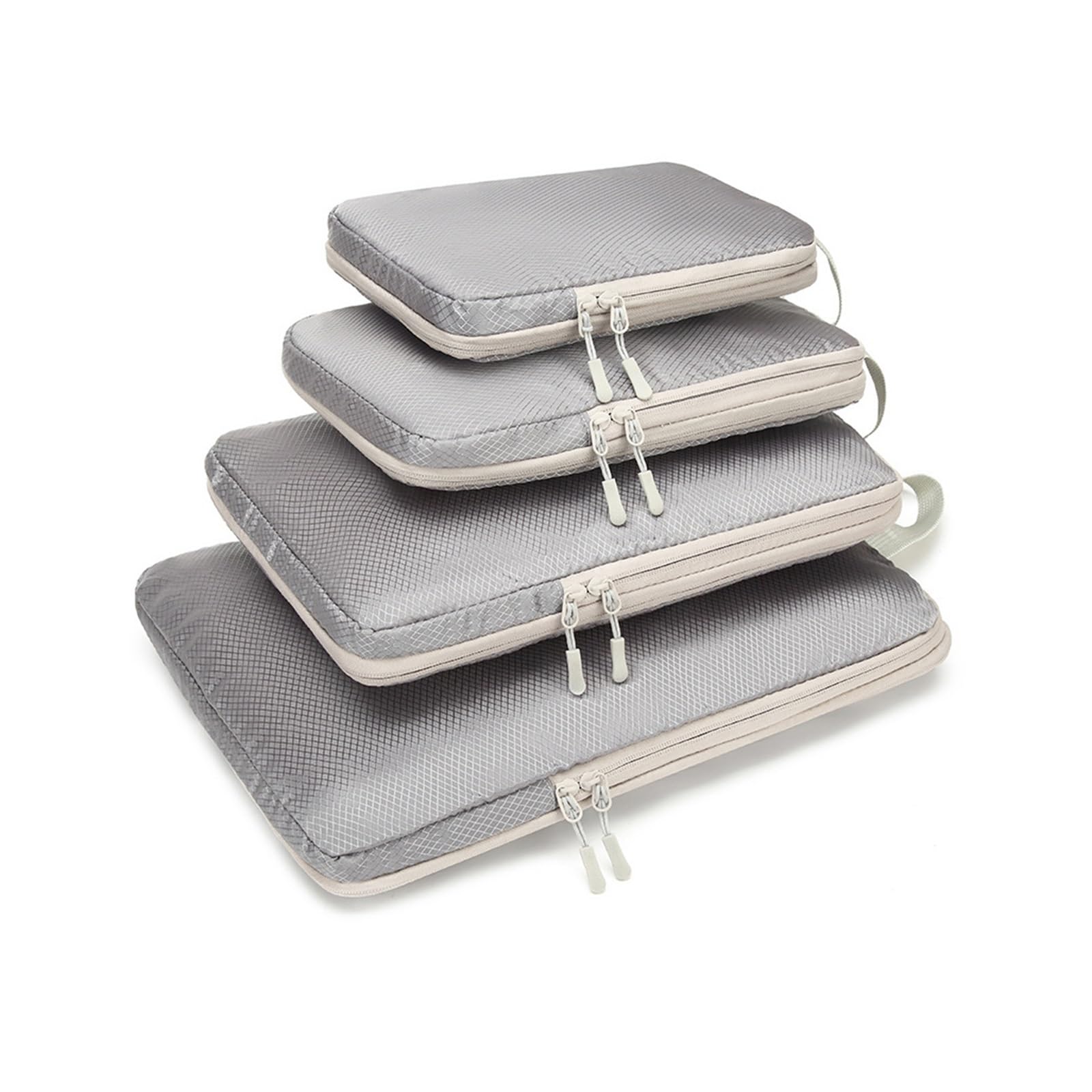 Organizzatori da Viaggio a Compressione Cubi di imballaggio a compressione for valigie Organizzatore di valigie estensibile da 4 pezzi Organizzatore di bagagli leggero Borse da imballaggio Borse di st